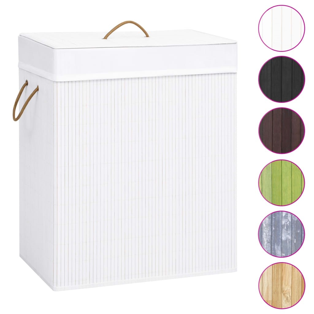 Vidaxl panier à linge bambou 72 l VIDAXL Pas Cher 