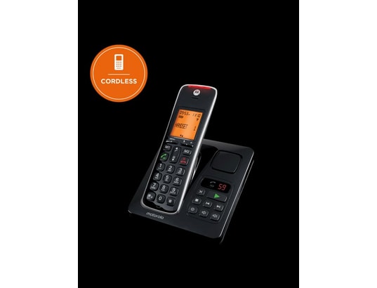 Téléphone numérique sans Fil avec répondeur Motorola CD211 Noir