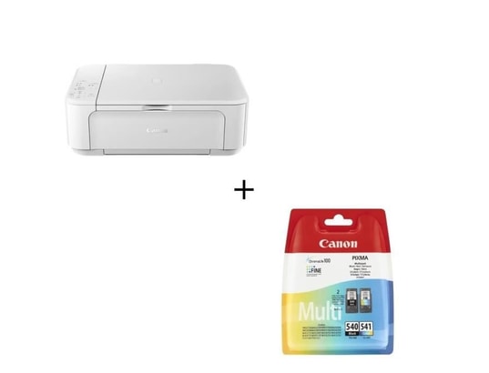 Canon pixma mg3650s blanche + pack 2 cartouches pg-540/cl-541 CANON