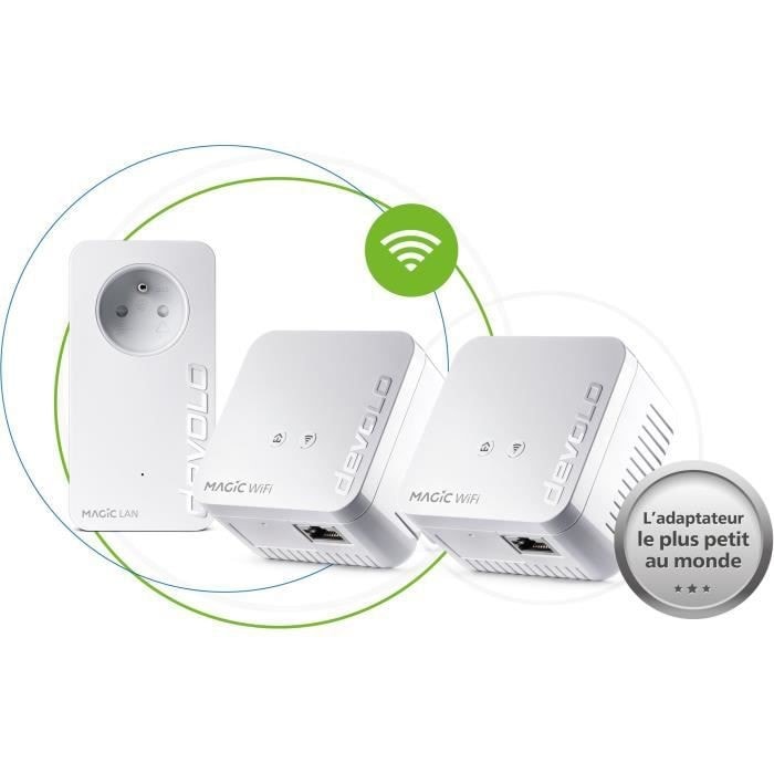 Devolo CPL Wifi Magic 2 WIFI NEXT- 2 adaptateurs pas cher 