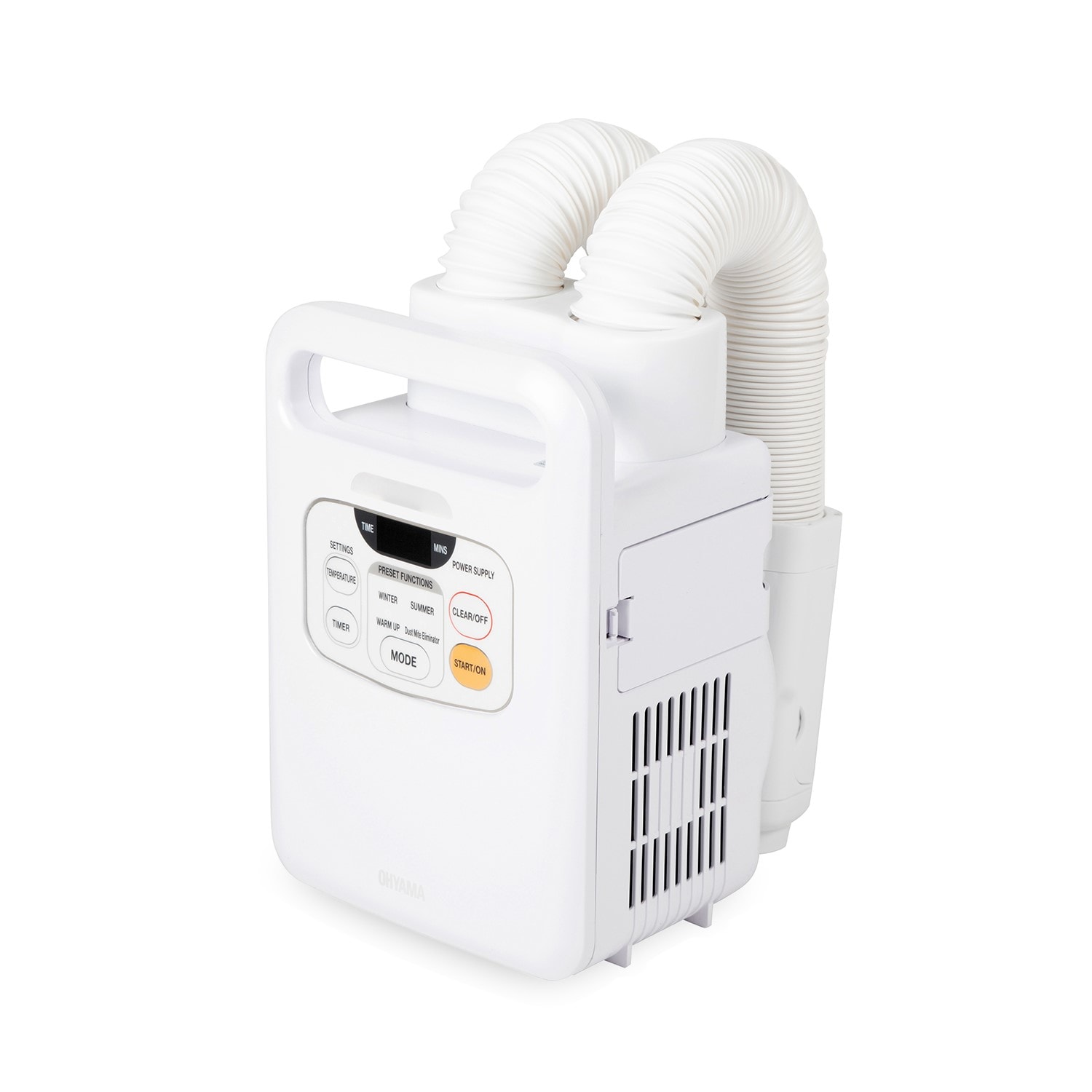 Chauffage d'appoint / Radiateur soufflant Blanc mobile avec capteur de  mouvement et minuteur, 1500 W