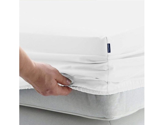 Drap housse - sleepwise soft wonder - microfibre - lavable hygiéniquement - 180x200 - 200x200 cm - blanc SLEEPWISE Pas Cher 