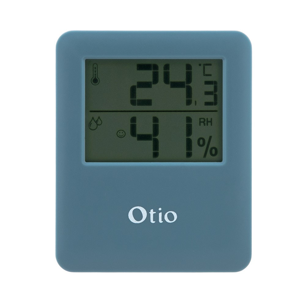 Thermomètre Hygromètre Magnétique Otio - Écran LCD Jaune - Pour Intérieur Avec Prévisions Météo
