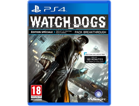 Watch Dogs PS4 Pas Cher Neuf