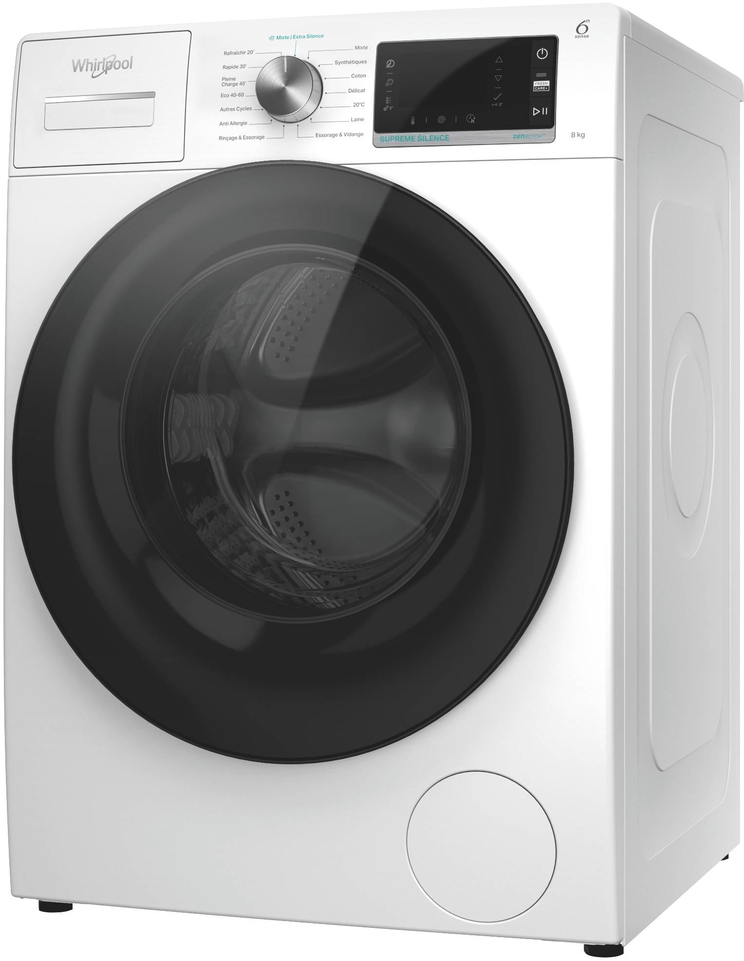 Lave linge Frontal WHIRLPOOL W6W845WBFR Pas Cher 