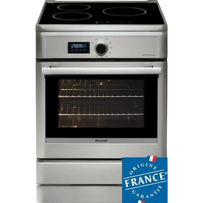 Table de cuisson induction BRANDT - 3 zones - 4600W - Revêtement