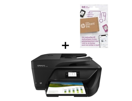 Imprimante hp officejet 6950 - 4 en 1 - jet d'encre - couleur + carte  instant ink HP