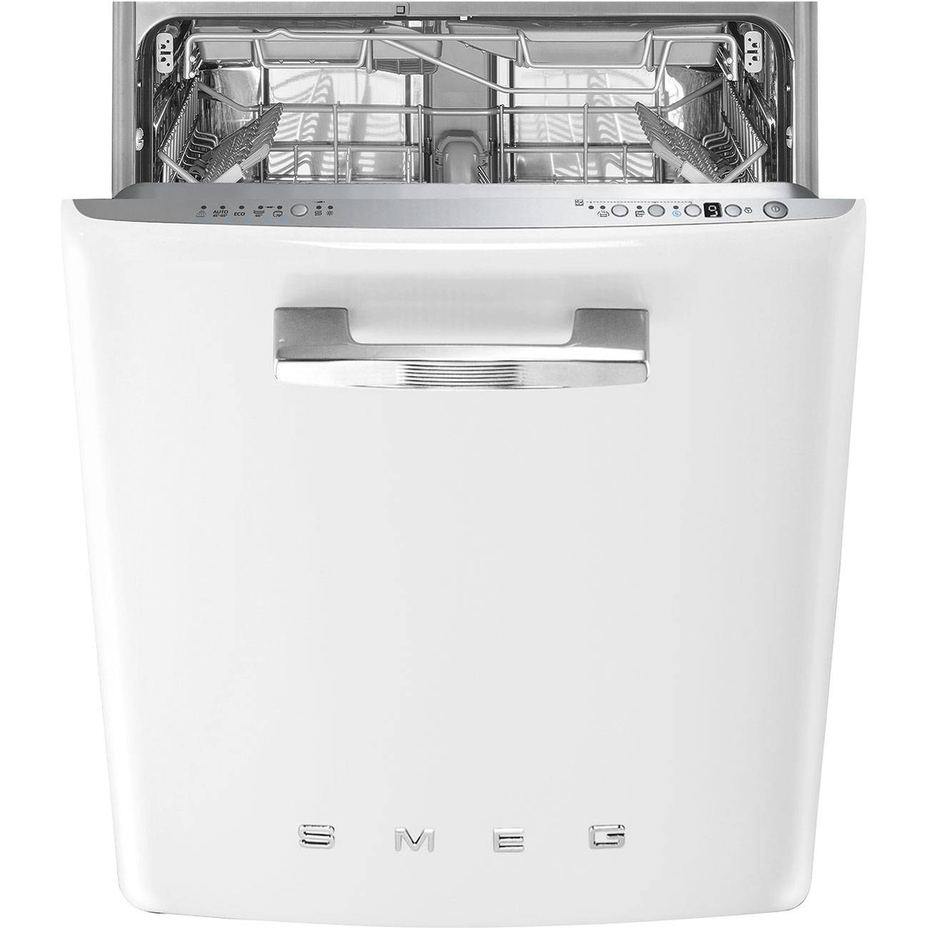 SMEG Année 50 blanc STFABWH3 - Lave vaisselle encastrable 60 cm SMEG -  Livraison Gratuite