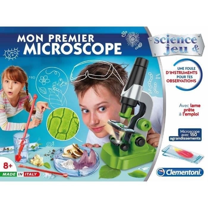 Microscope Portatif Pour Enfants HD 180x Puzzle éducatif Science Jouet Mini  Microscope Pour Enfants