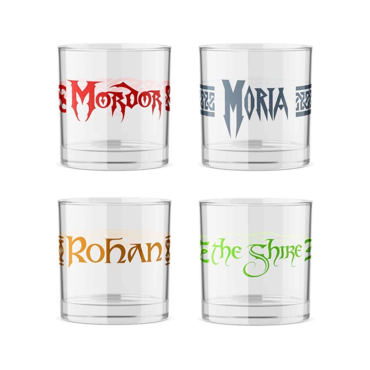 Le seigneur des anneaux set 4 verres à shot SD TOYS