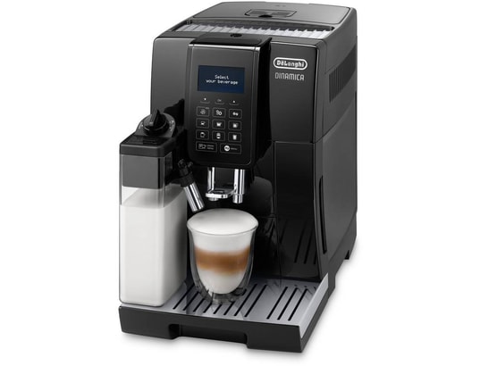 De'Longhi Expresso machine à café noir/inox dosette ou café  moulu,indicateur calcaire ,3 filtres à prix pas cher
