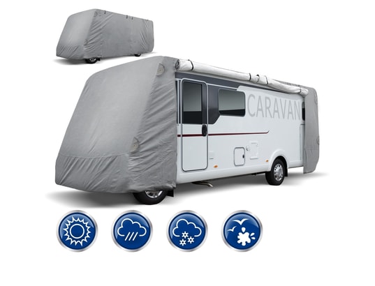 Housse de protection caravane camping-car bâche complète xl 870 x 235 x 275  cm ECD