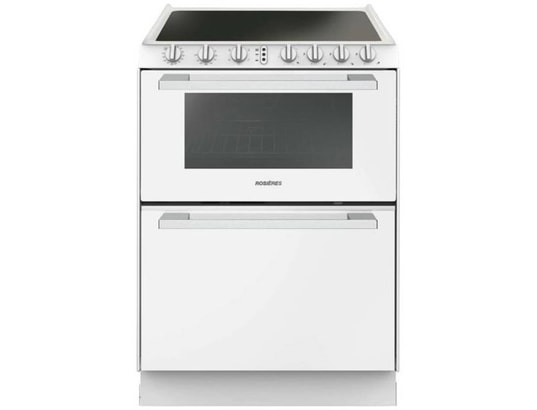Cuisinière gaz combiné lave-vaisselle 60cm 6c 56db blanc - TR4GNORB/1 -  ROSIERES