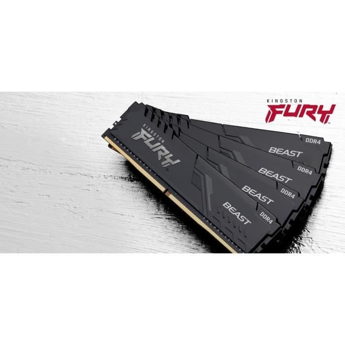 Kingston FURY Beast RGB 32 Go (4 x 8 Go) DDR4 3200 MHz CL16