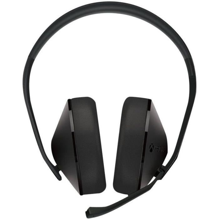 Casque Micro Gamer Microsoft Xbox One Stereo pour Xbox One (Noir