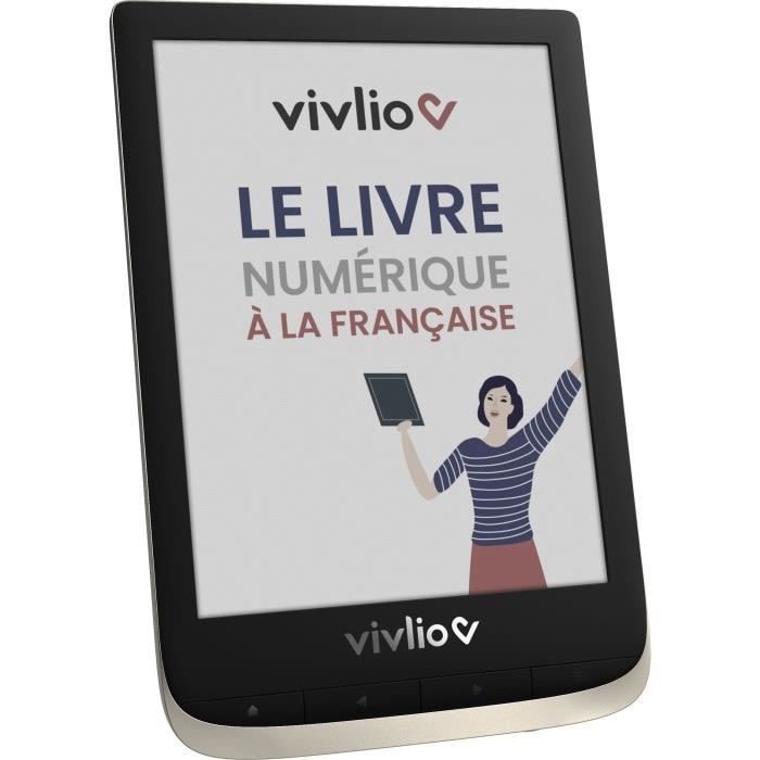 VIVLIO - Liseuse tactile - vivlio - couleur - 6 e ink - ram 1 go - stockage  16 go - linux 3.10.65 - noir et blanc Pas Cher