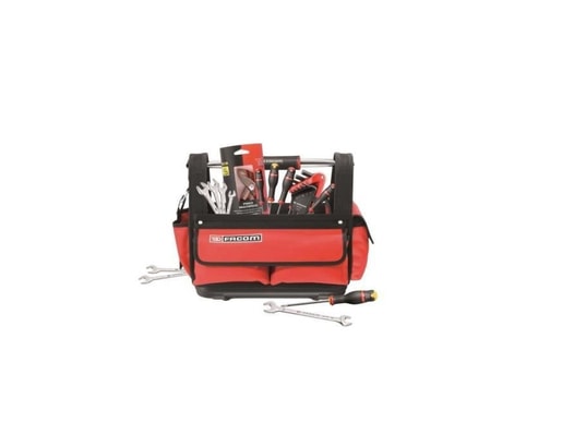 Facom - boîte a outils textile probag 14 + 22 outils - bs.t14cm1pb - sac de  transport avec outils FACOM Pas Cher 