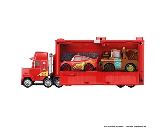 Mattel - cars disney pixar - transporteur mack rouge, sons et lumières -  petite voiture / camion - des 3 ans MATTEL MATGYK60 Pas Cher 