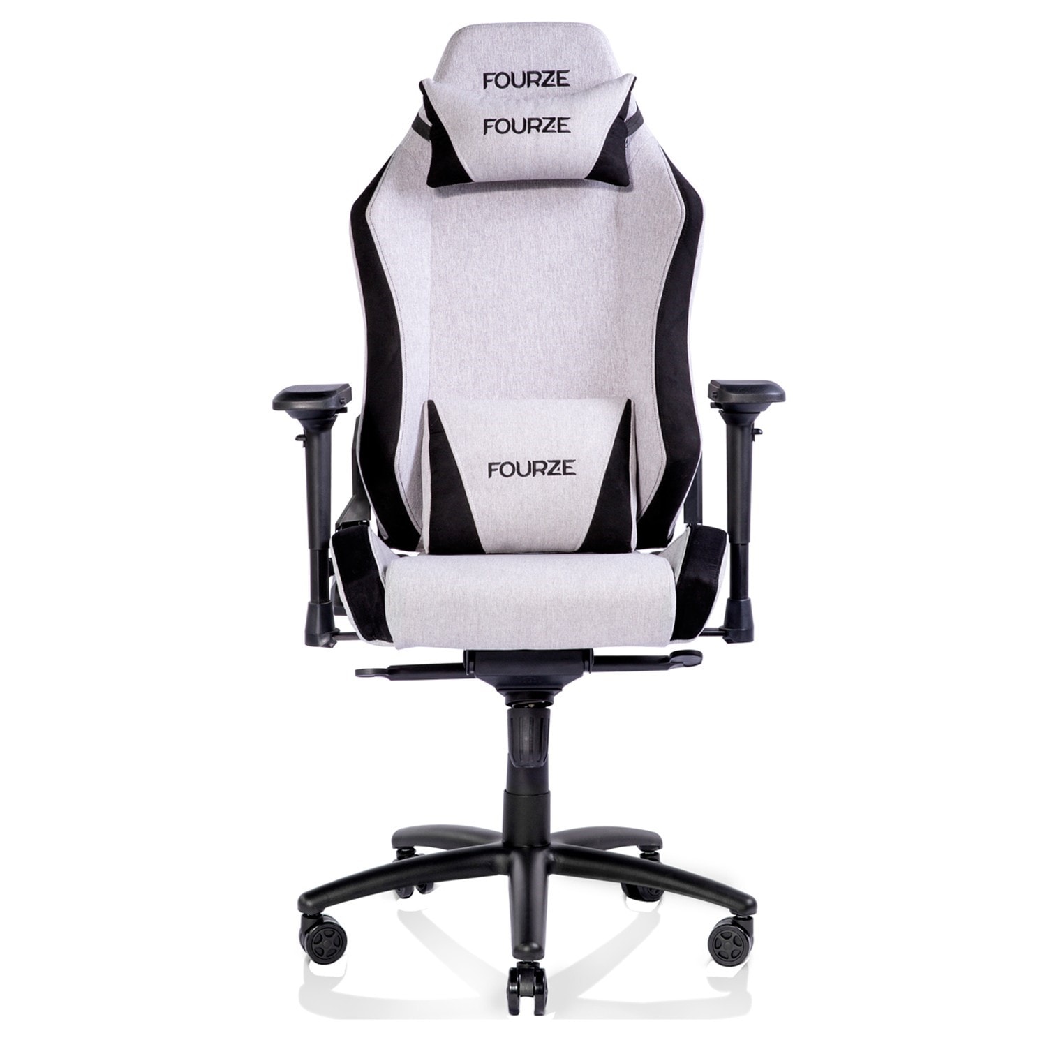 Fauteuil chaise gaming / siège gamer fourze cloud haut de gamme - accoudoir  4d - inclinable 180° - gris clair FOURZE Pas Cher 