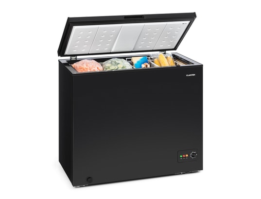 Klarstein iceblokk 200 - congélateur coffre - 200l - noir KLARSTEIN