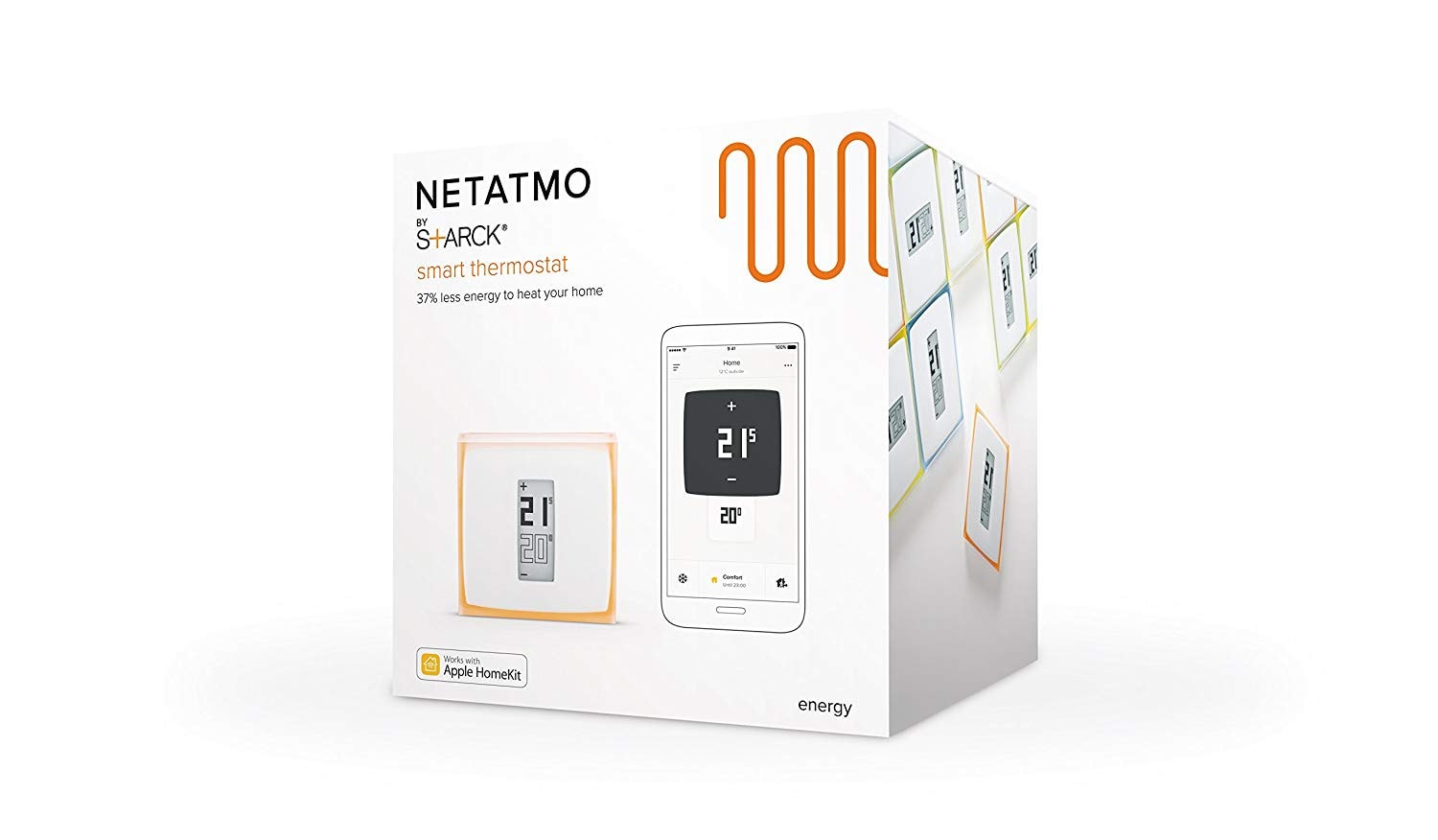 Thermostat intelligent NETATMO Thermostat Intelligent pour chaudière individuelle Pas Cher