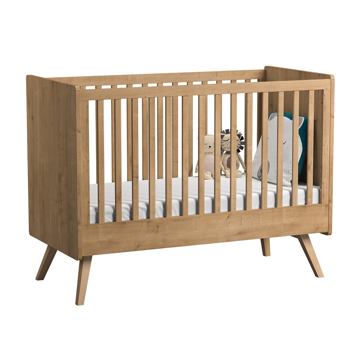 Chambre complète lit bébé 60x120 commode à langer et armoire 2 portes Vox  Ova - Beige - Packs/Chambre complète - tendresse de bébé