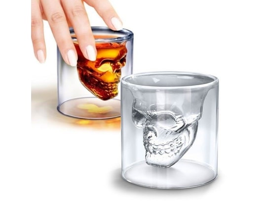 Verre tête de mort - verres à shooter pour whisky vodka rhum SHOP-STORY