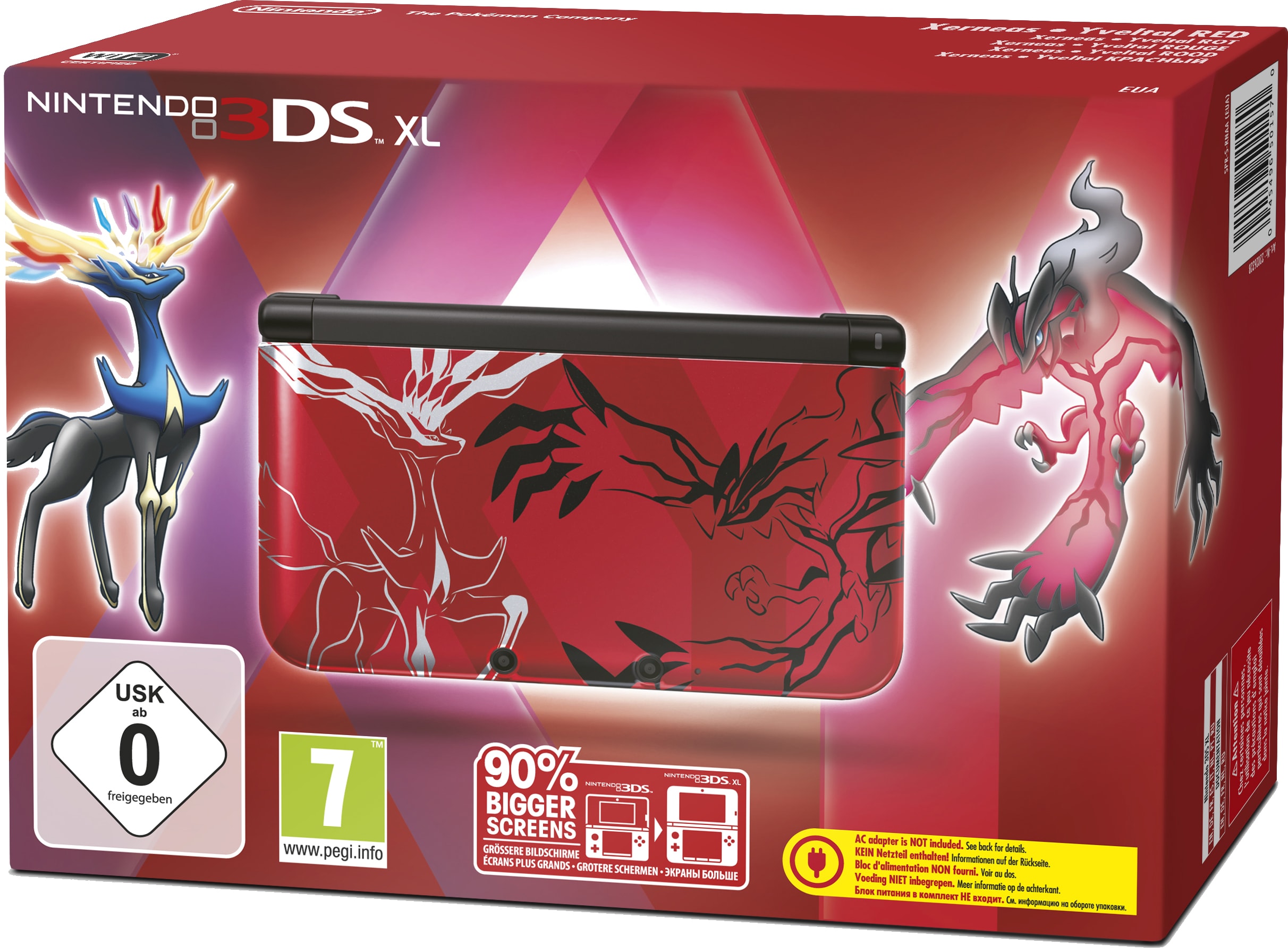 Console 3DS XL NINTENDO Pokémon Xerneas - Yveltal Rouge - Edition Limitée  Pas Cher 