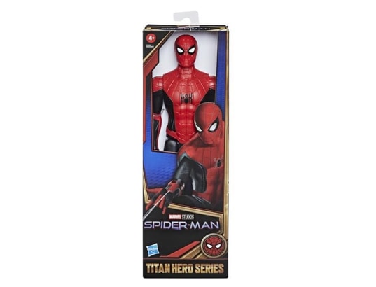 Marvel spider-man titan hero series spider-man en costume rouge et noir  HASBRO HAS5010993826261 Pas Cher 