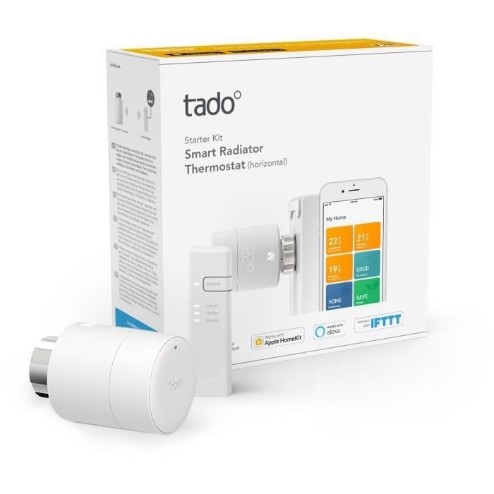 Thermostat intelligent TADO Tête Thermostatique Basic Duo Pas Cher 