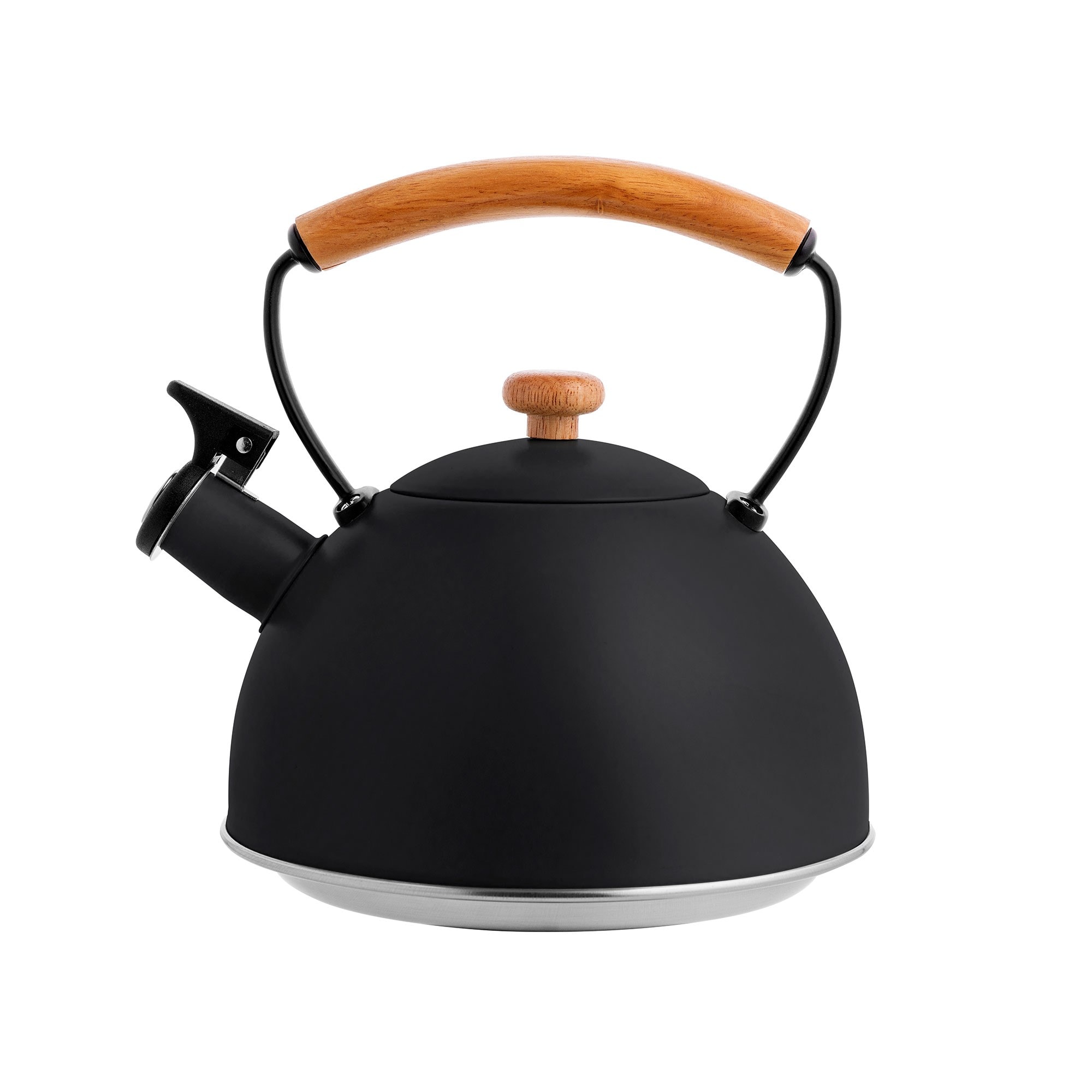 Bouilloire émaillée Vintage 1,5L - Compatible Induction, Gaz, électrique | Style Rustique, Poignée Confortable