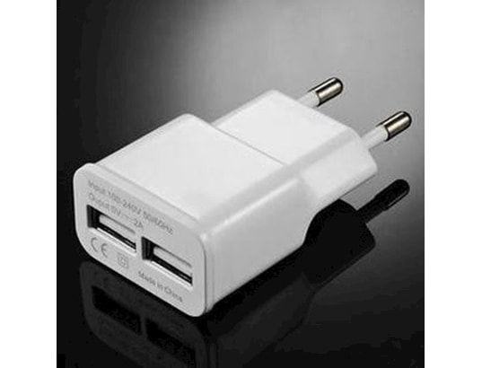 Prise chargeur 1 port USB 2A blanc