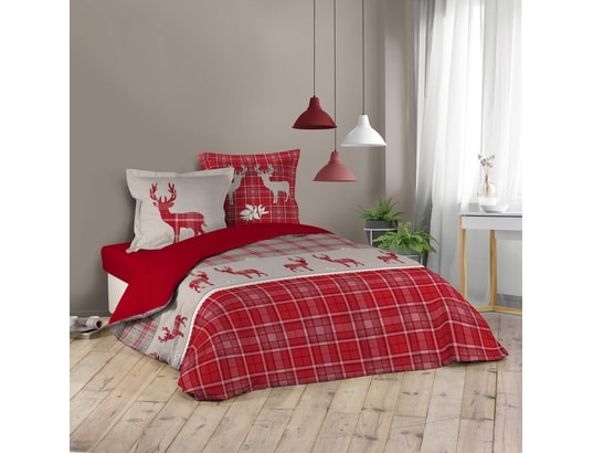 Parure housse couette chalet de montagne DOUCEUR