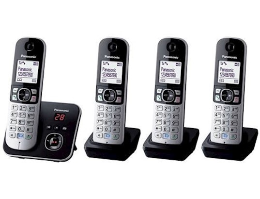Téléphone fixe sans fil panasonic kx tg6824frb quattro PANASONIC 467455