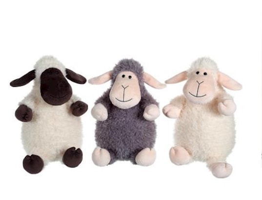 Mini figurines de mouton en peluche de Simulation, jouets en peluche