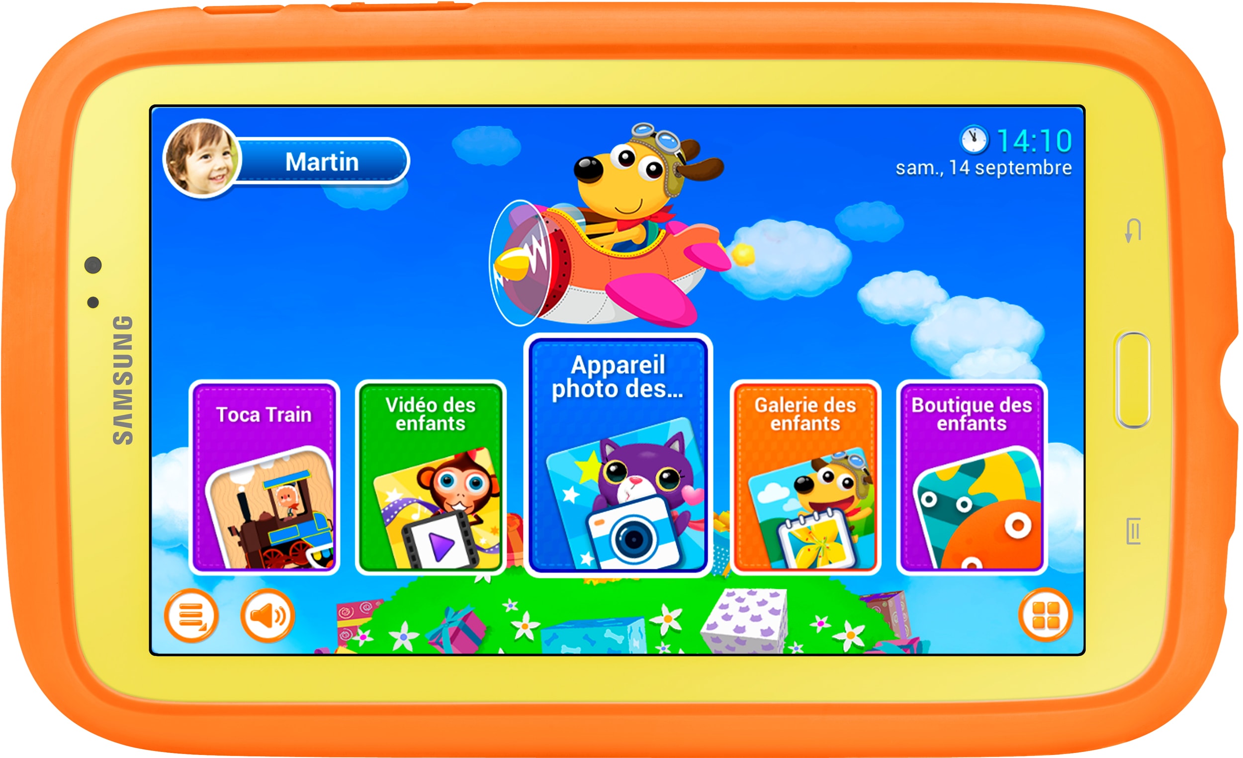 SAMSUNG - Tablette tactile enfant Galaxy Tab 3 7 Wifi - 8 Go Kids