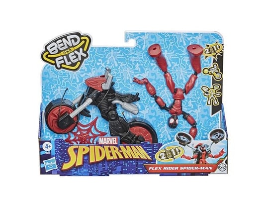 SPIDERMAN Spiderman - Figurine 15 cm + Véhicule pas cher 