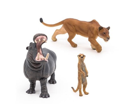 PAPO - Lot de figurines papo animaux sauvages 3 460538