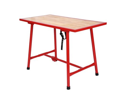 Établi pliable table d'atelier pliante table de travail 120 cm bois  16_0000517 HELLOSHOP26 Pas Cher 