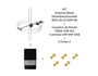 Kit Antenne Extérieur Omnidirectionnelle DVB-T T4 33dB 5/12V + Mât