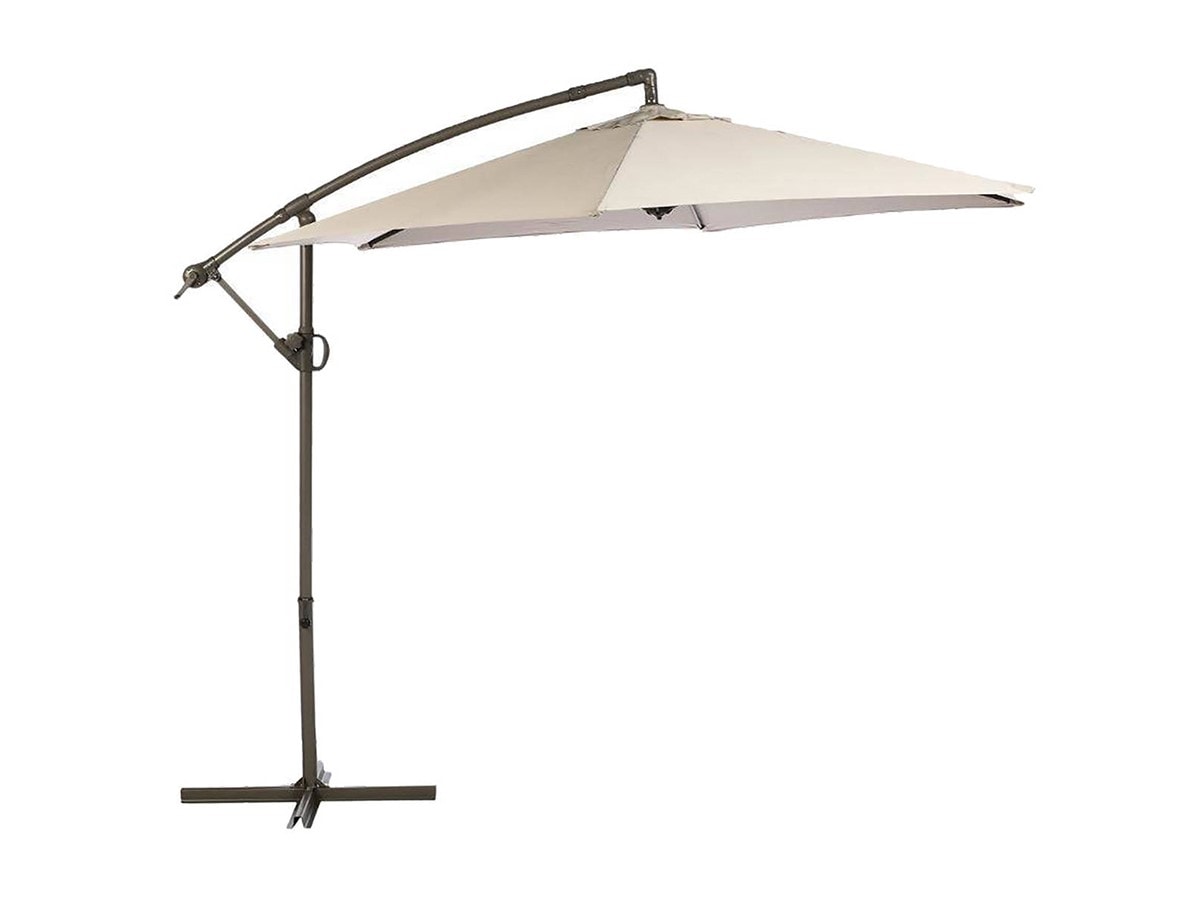 Parasol Hesperide Parasol droit rond 2,7m Soya ardoise Hespéride