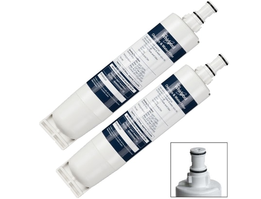 Lot De 2 Cartouches Filtre à Eau Whirlpool SBS002 - Compatible Réfrigérateur Américain - 4