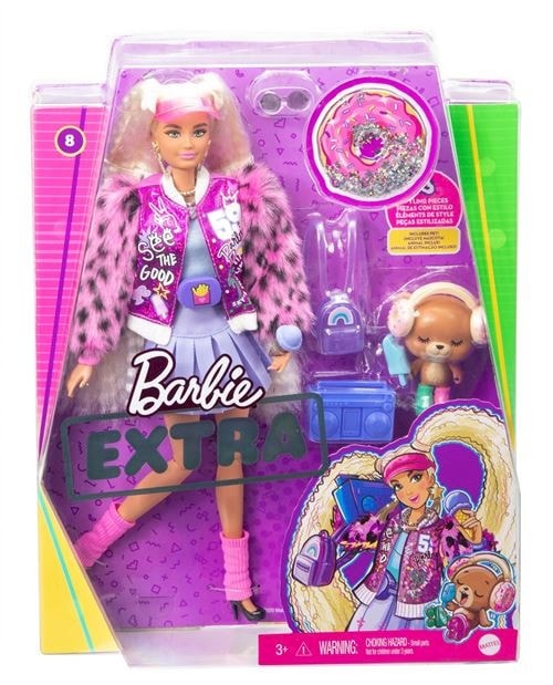 BARBIE Coiffeuse Extra avec poupée mannequin Barbie pas cher 