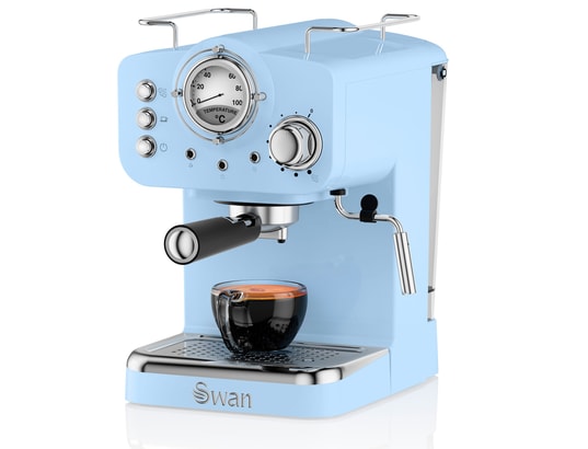 Swan Sk22150cn Retro Espresso Coffee Maker, Cappuccino, 15 Bars