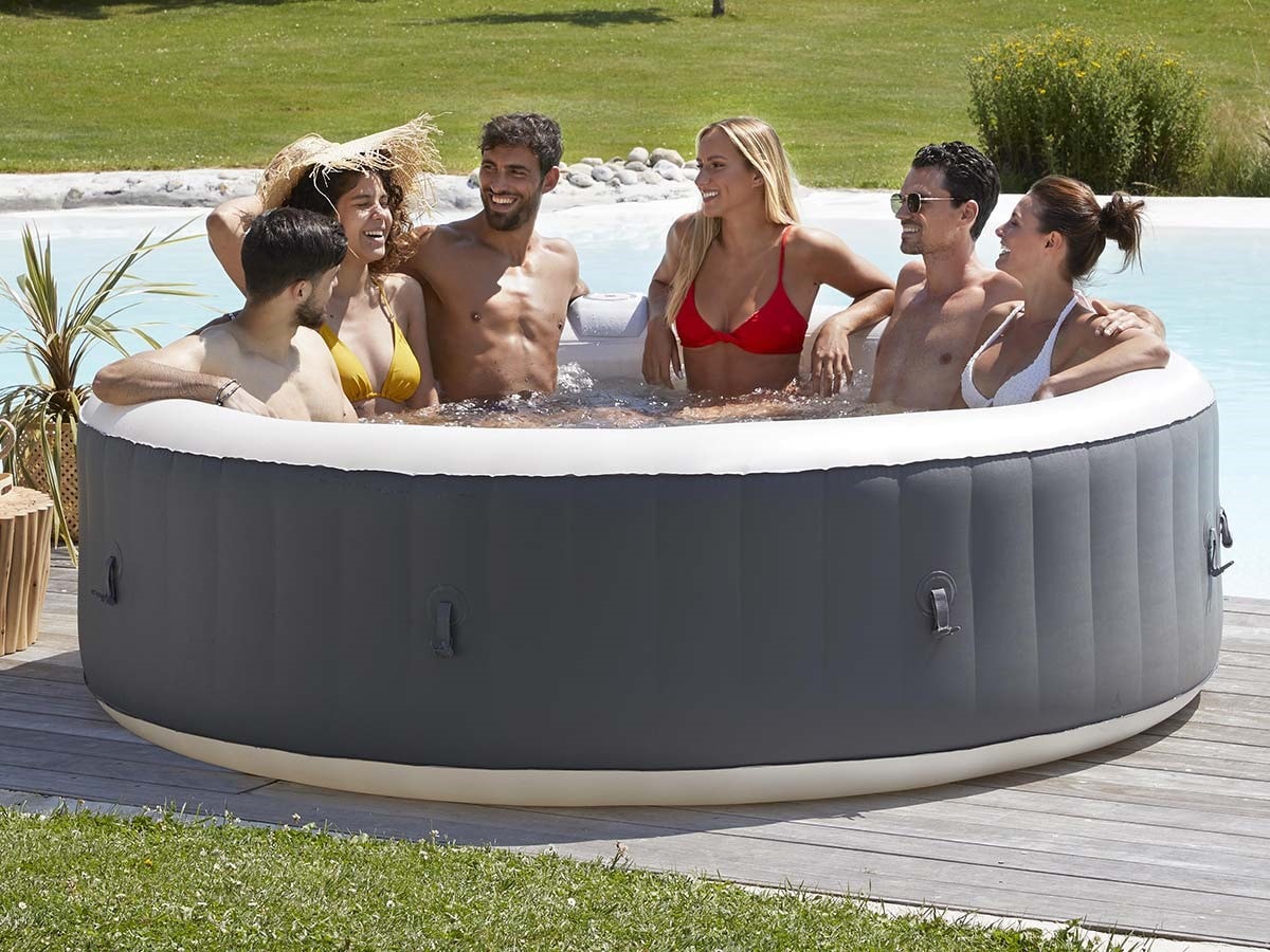 Spa gonflable xtra rond bulles 8 places - infinite spa INFINITE