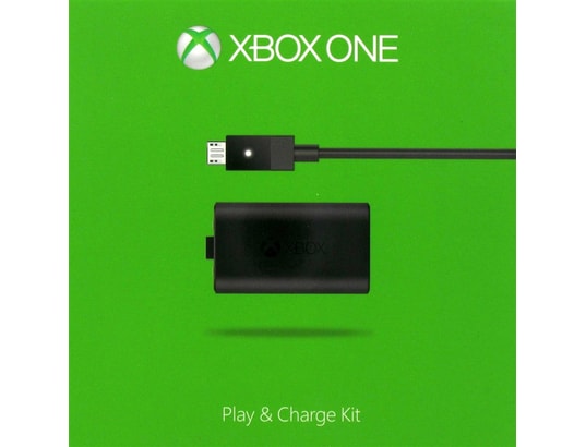 Chargeur manette Xbox One MICROSOFT Kit Play & Charge Xbox One Pas Cher 