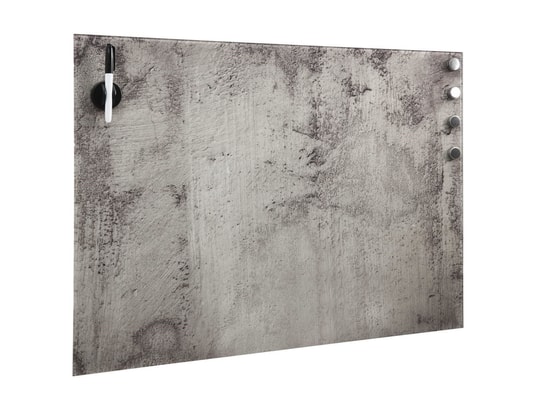 Maison Exclusive - Tableau noir magnétique mural Blanc 60x40 cm Verre  trempé