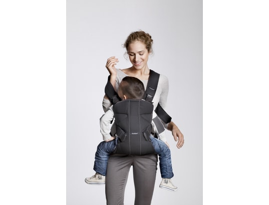 Porte Bebe Ventral Babybjorn One Noir Soft Coton Pas Cher Ubaldi Com