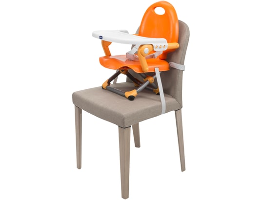 Rehausseur de chaise CHICCO Pocket Snack mandarino Pas Cher 