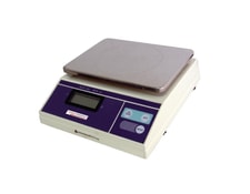 Clatronic Balance de Cuisine Balance Acier Inoxydable 5kg//1g avec horloge Affichage de la température balance numérique